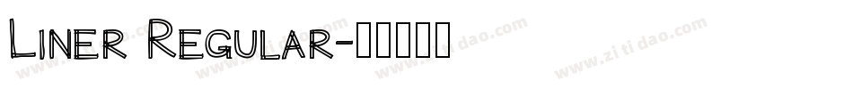 Liner Regular字体转换